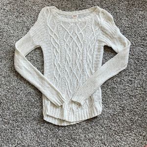 White Knit Sweater